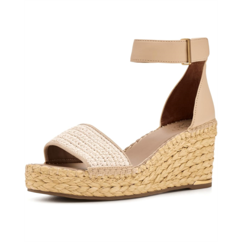 Franco Sarto Clemens Raffia Espadrille Wedge Heel Sandals