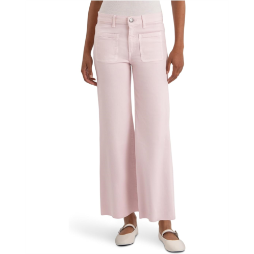KUT from the Kloth Meg High-Rise Wide Leg Raw Hem