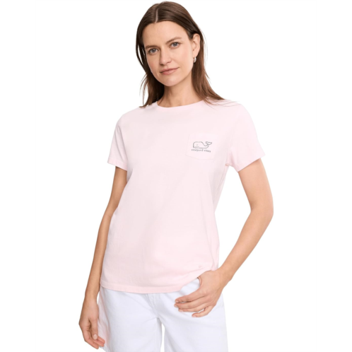Womens Vineyard Vines Vintage Whale Short Sleeve Pocket Tee