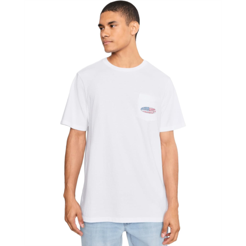 Mens Vineyard Vines Classic USA Surf Logo Short Leeve Tee
