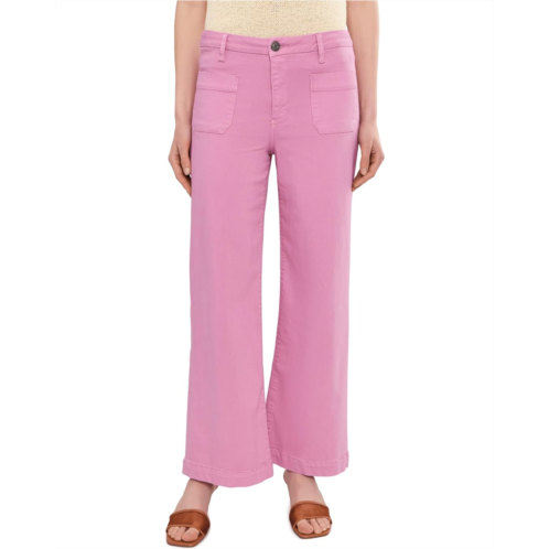 KUT from the Kloth Meg High-Rise Wide Leg with Patch Pockets Reg Hem