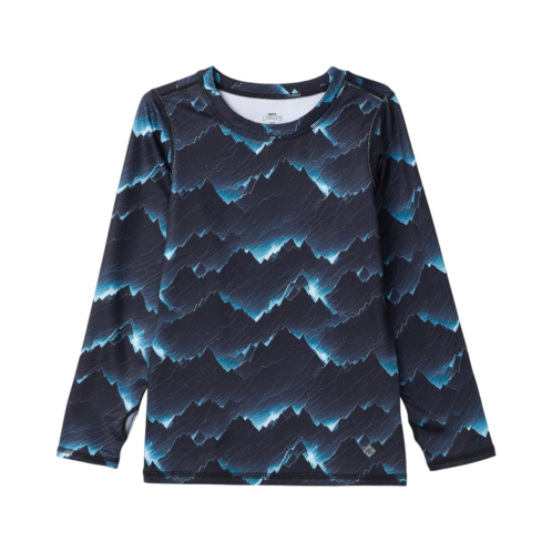 Boys Hot Chillys Kids Micro-Elite Chamois Printed Crew Neck (Little Kids/Big Kids)