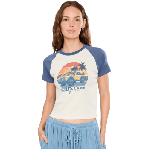 Womens Salty Crew Drive To The Sea Raglan Tee