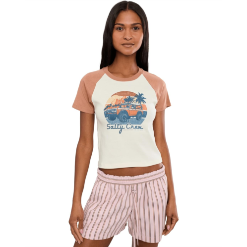 Womens Salty Crew Drive To The Sea Raglan Tee