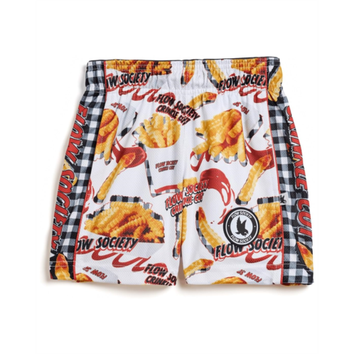 Boys FLOW SOCIETY Crinkle Cut Fries Mid-length Shorts (Little Kid/Big Kid)