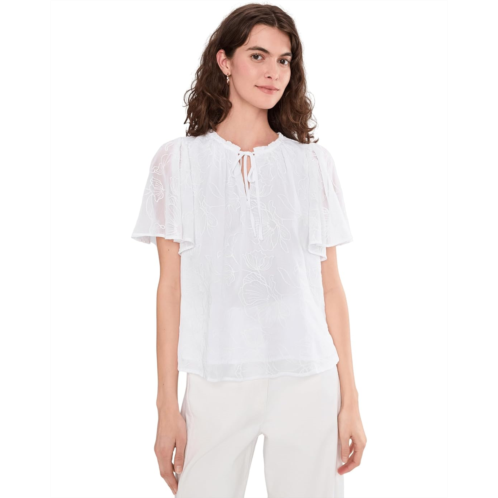 Vince Camuto Tie Neck Princess Sleeve Blouse