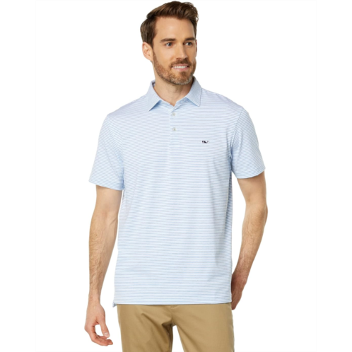 Mens Vineyard Vines Bradley Stripe Sankaty Polo
