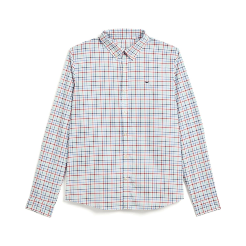 Boys Vineyard Vines Kids Bomb Pop Tattersall Featherweight Shirt (Toddler/Little Kid/Big Kid)