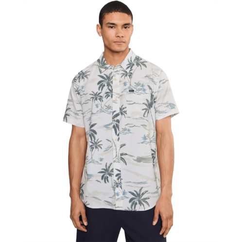 Mens ONeill UPF Slub Standard Short Sleeve Woven Shirt