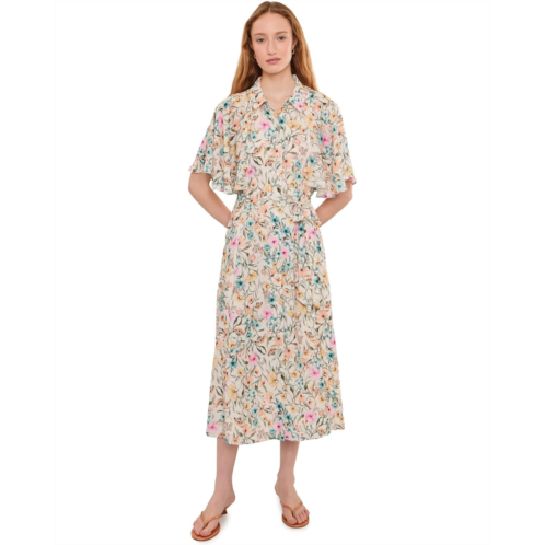 Vince Camuto Flutter Sleeve Princess Seam