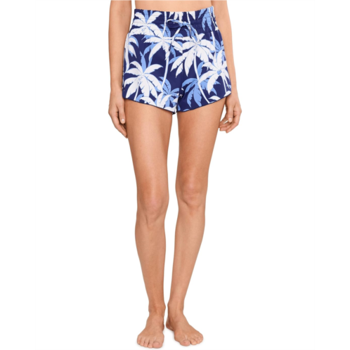 Womens Salty Crew Palms Up Swim Short