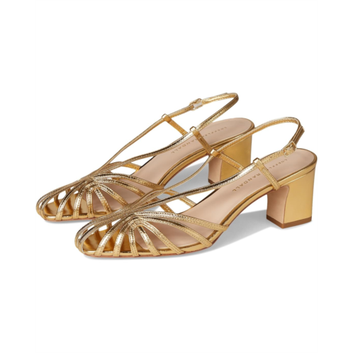 Loeffler Randall Priscilla Lattice Slingback Mid Heel Sandals