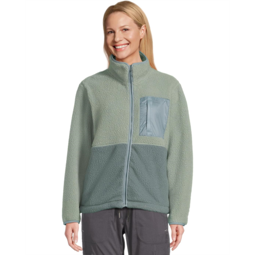 L.L.Bean Womens LLBean Mountainside Fleece Jacket Color-Block
