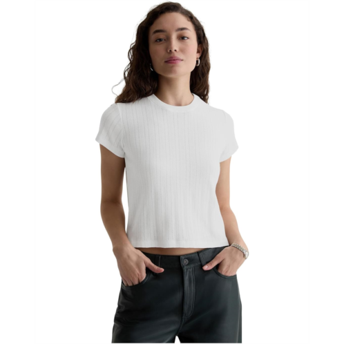 AG Jeans Sadie Crew Neck Crop T-Shirt