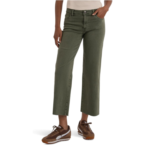 KUT from the Kloth Charlotte High-Rise Wide Leg with Raw Hem