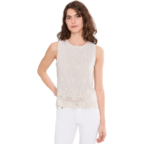 Vince Camuto Sleeveless Crewneck Blouse
