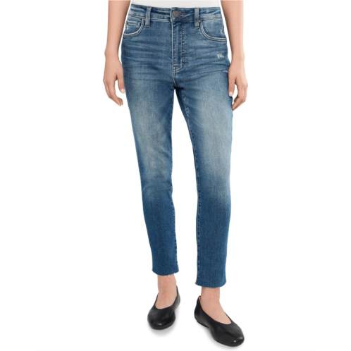 KUT from the Kloth Reese High Rise Fab Ab Straight Leg In Relieve