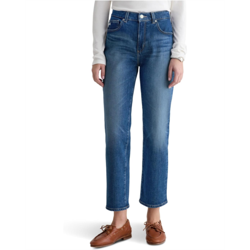 AG Jeans Brinley Mid-Rise Straight Crop in Owens Valley
