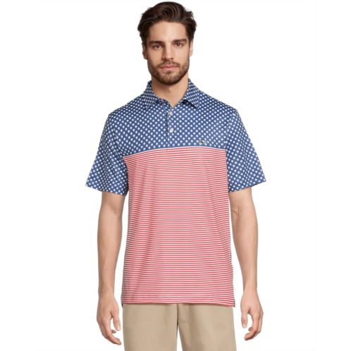 Mens Vineyard Vines Bradley Stripe Sankaty Polo