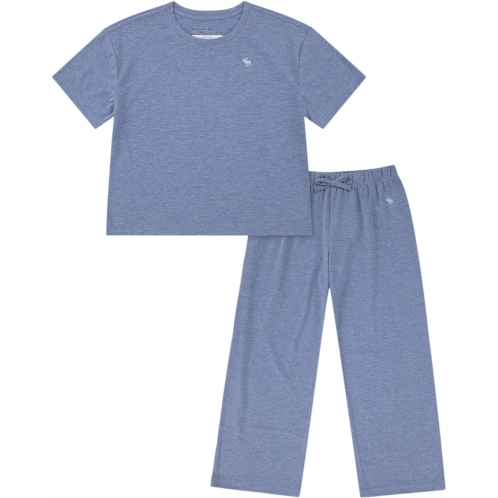Girls abercrombie kids Boxy Tee & Pants Sleep Set (Big Kid)