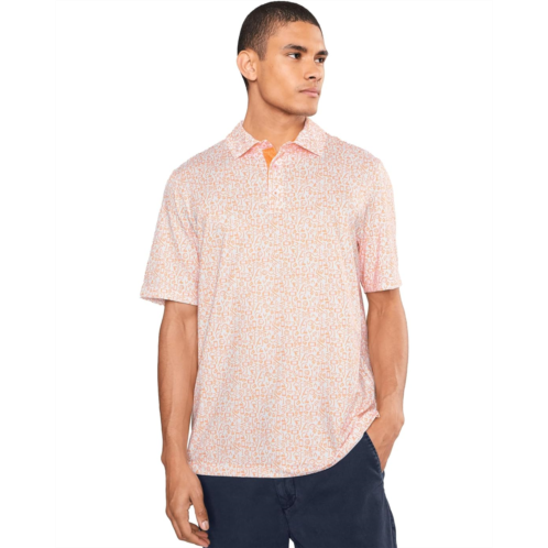 Mens Johnston & Murphy Game Day Multi-sport Print Polo