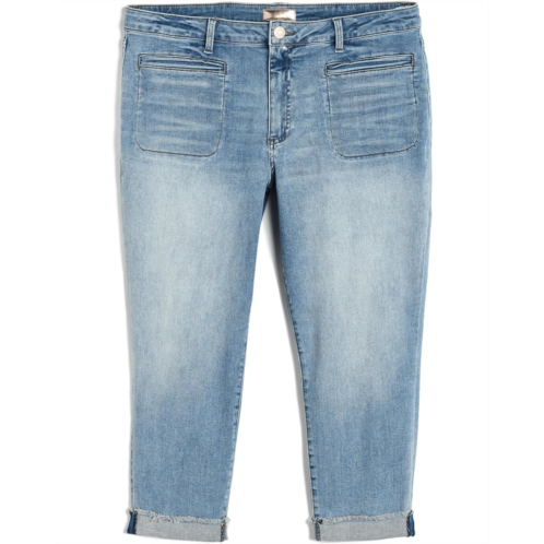 KUT from the Kloth Amy Crop Straight Leg Roll Up