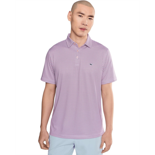 Mens Vineyard Vines Printed Sankaty Polo