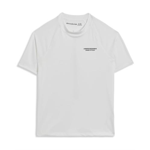 Boys abercrombie kids Core Short Sleeve Rashguard (Big Kids)