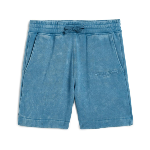 Boys abercrombie kids Sunfaded Fleece Shorts (Big Kids)