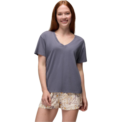 Womens Prana Everyday V-neck Tee