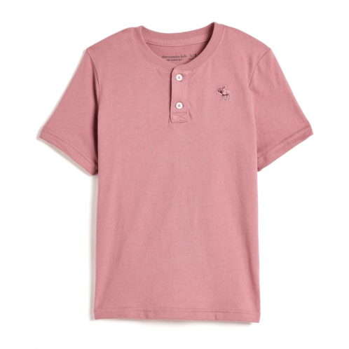 Boys abercrombie kids Essential Henley Tee (Little Kid/Big Kid)