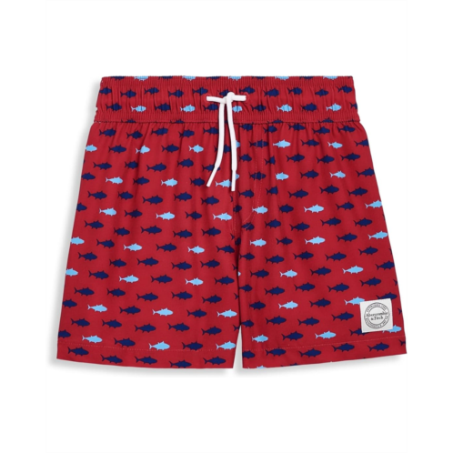 Boys abercrombie kids Core Poly Swim Trunks (Big Kids)