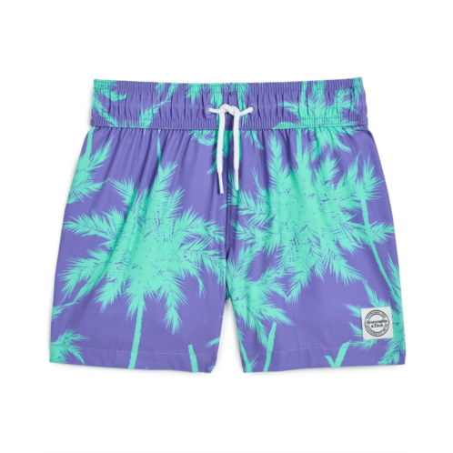 Boys abercrombie kids Core Poly Swim Trunks (Big Kids)