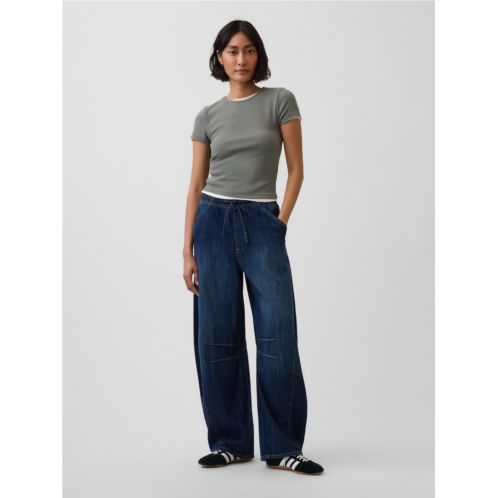 Gap Mid Rise Easy Horseshoe Jeans