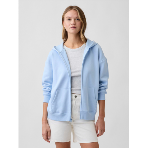 Gap Oversized Fleece Zip Hoodie