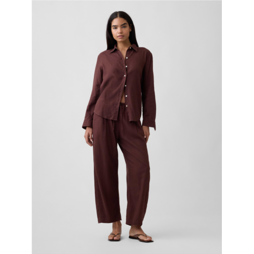 Gap Mid Rise Pull-On Barrel Pants