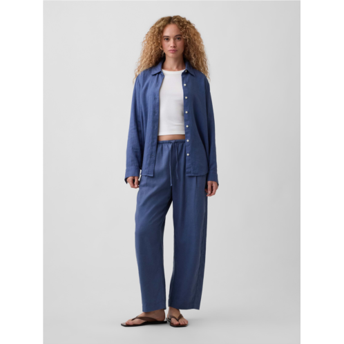 Gap Mid Rise Pull-On Barrel Pants