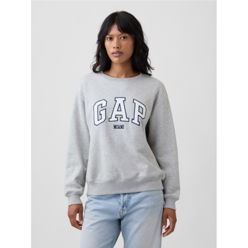 Relaxed Gap City Logo Sweatshirt