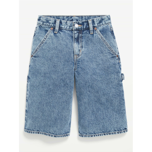 OldNavy Below Knee Ultra Baggy Carpenter Jean Shorts for Boys