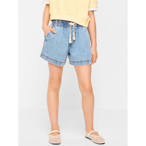 OldNavy High-Waisted Pull-On Jean Shorts for Girls