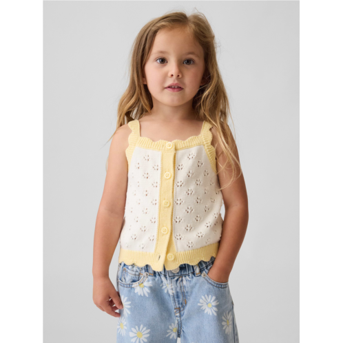 Gap Baby & Toddler Pointelle Colorblock Sweater Tank