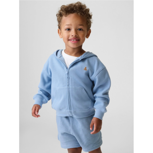 Gap Baby & Toddler Waffle Zip Hoodie