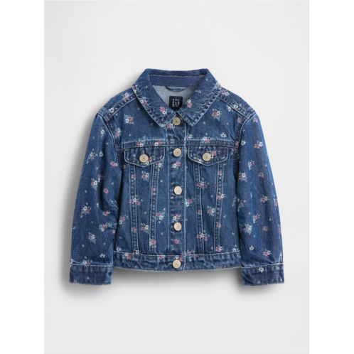Gap Baby & Toddler Floral Denim Jacket