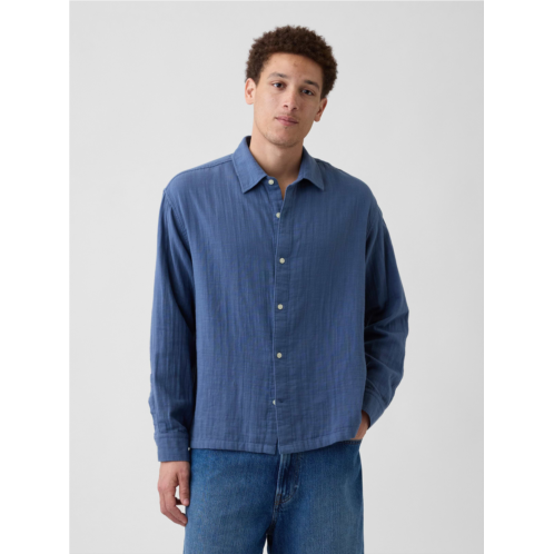 Gap Gauze Shirt in Boxy Fit