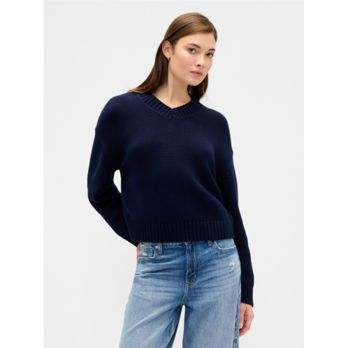 Gap Oversized V-Neck Sweater