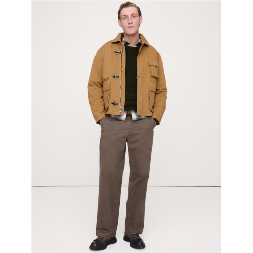Bananarepublic Cotton Fireman-Clasp Jacket