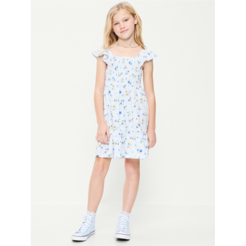 OldNavy Fit and Flare Smocked Dress for Girls