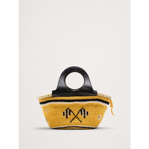 Bananarepublic Caxinas Mini Embroidered Basket By Entrudo
