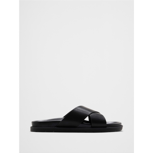 bananarepublic Vegan Leather Crossover Sandals