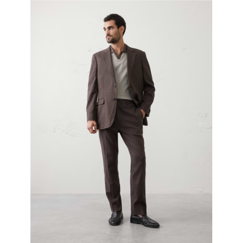 bananarepublic Linen-Blend Herringbone Suit Jacket